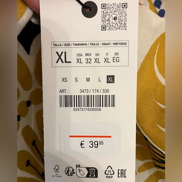 NWT Zara maxi sundress. XL - Picture 3 of 7